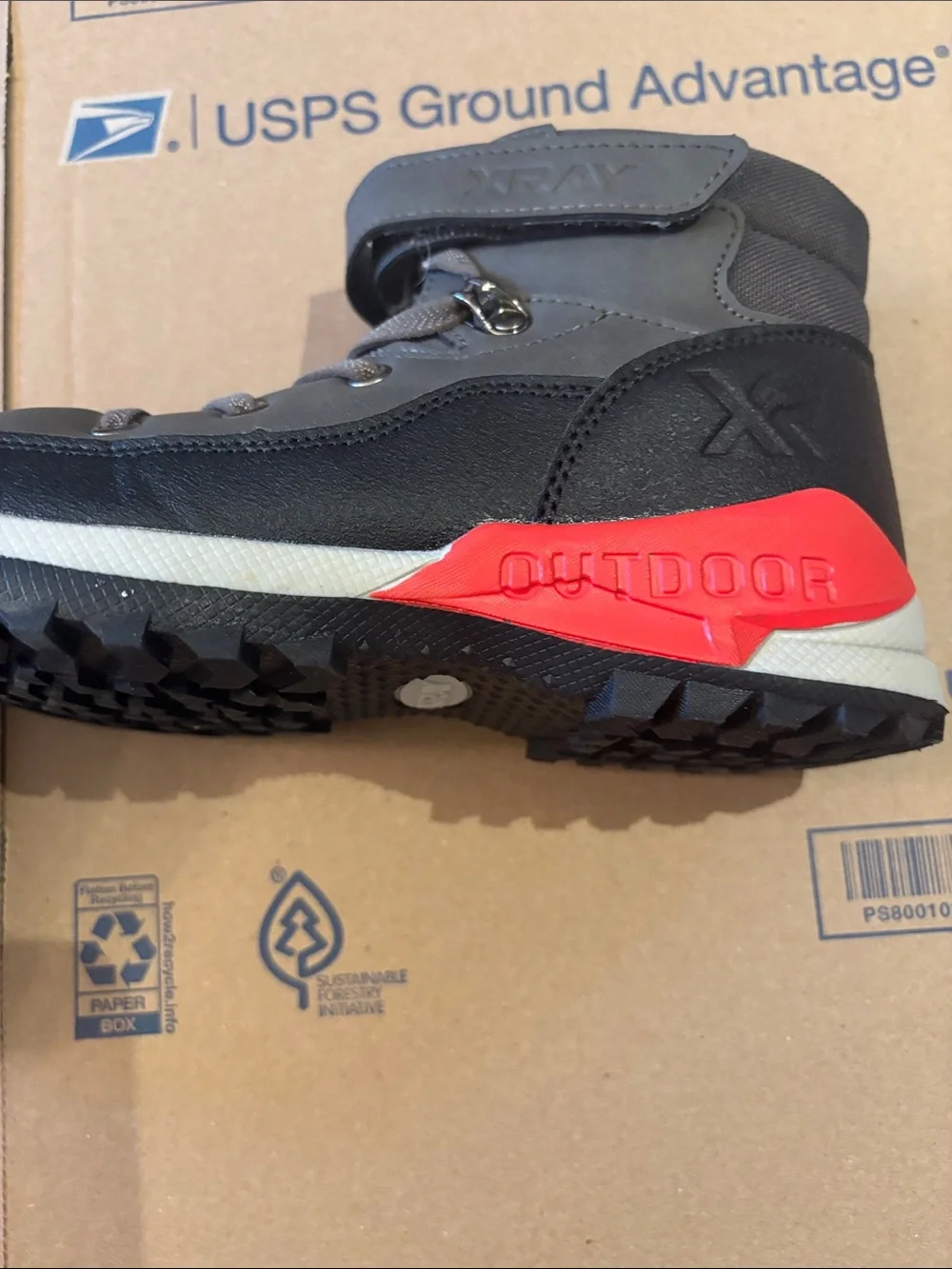 NWOT Xray Kids Grey High-Top Boots